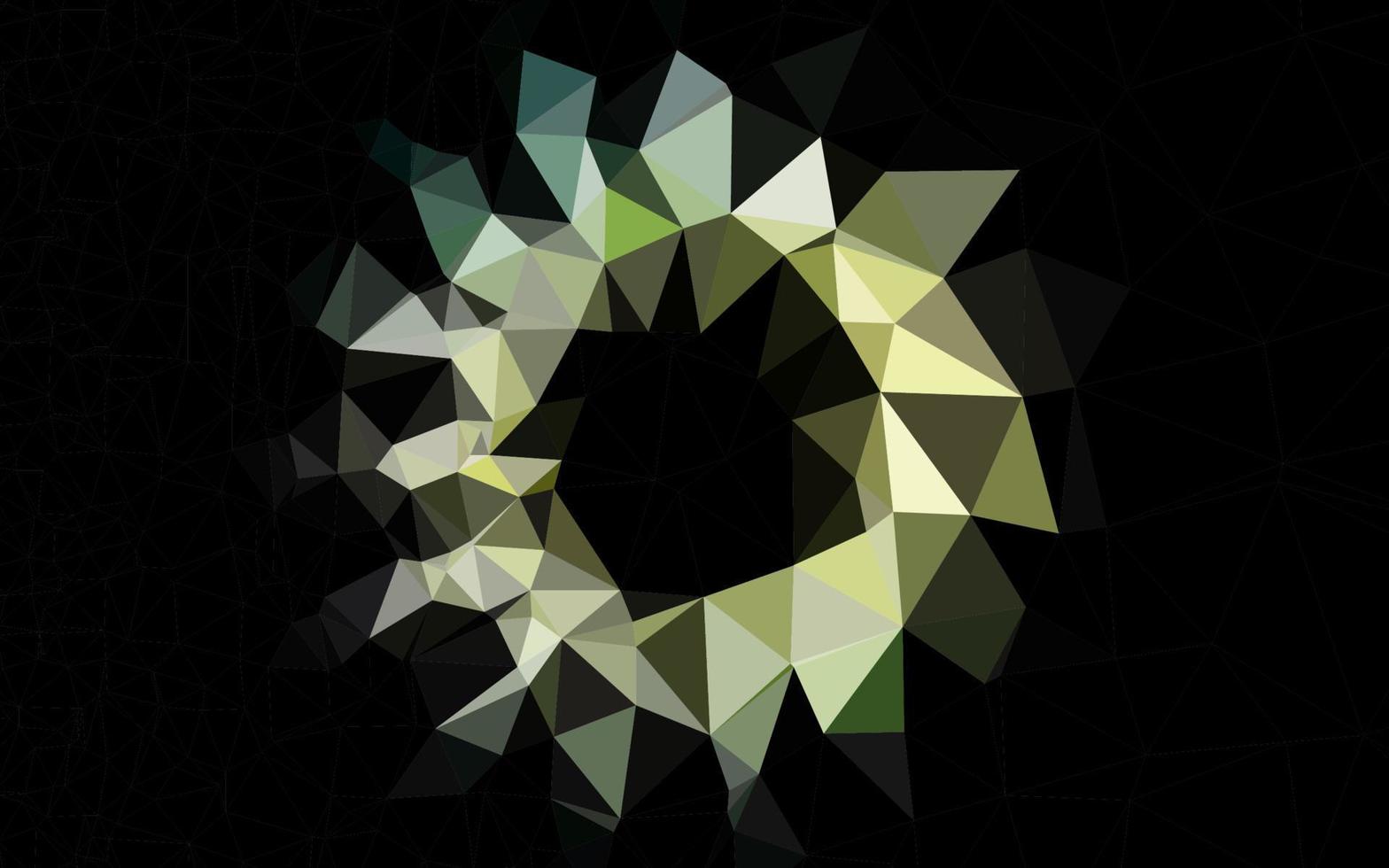 Light Blue, Yellow vector blurry triangle pattern.