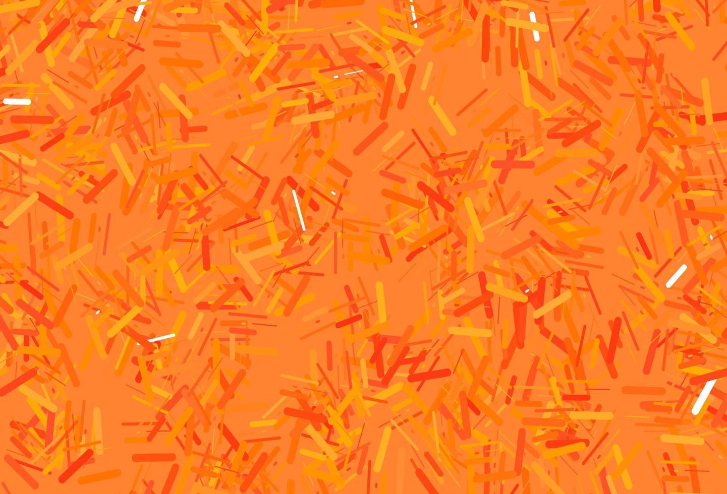 Dark yellow, orange vector pattern with narrow lines.