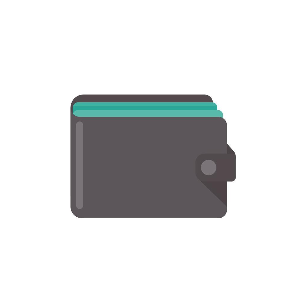 A wallet for storing large amounts of cash. vector