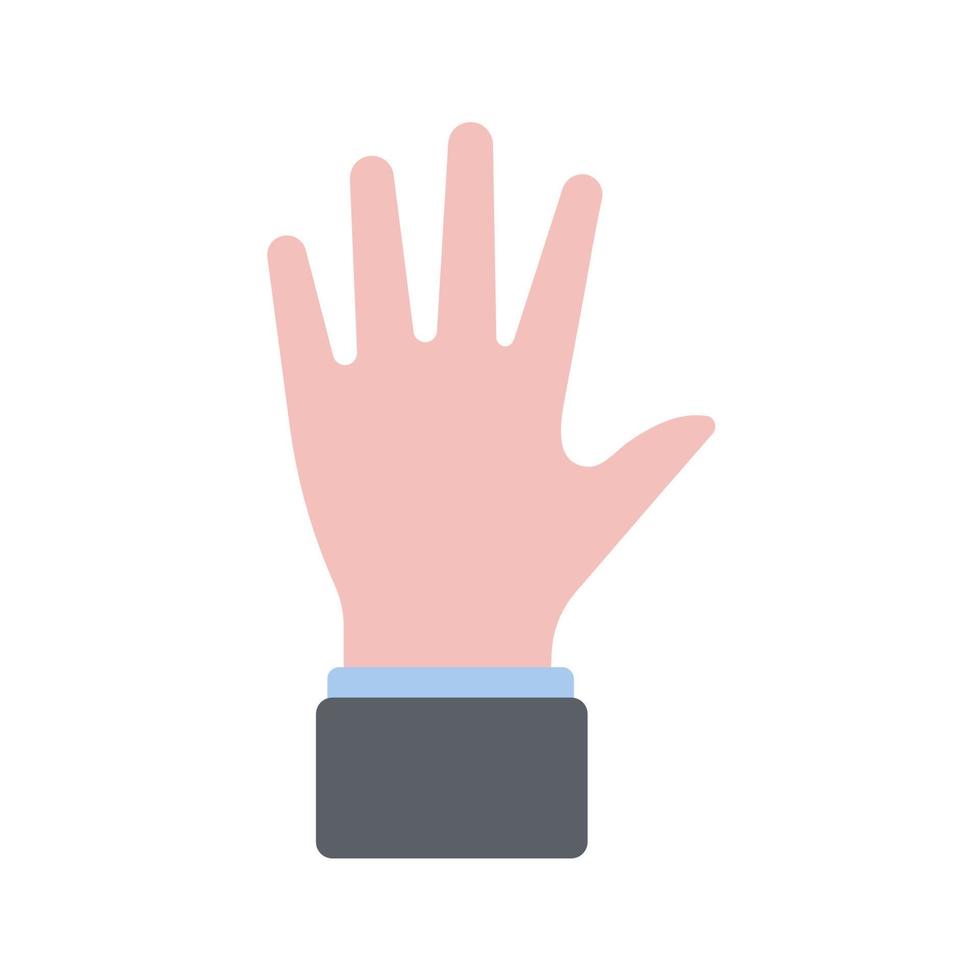 hand gestures of business people element for finance vector