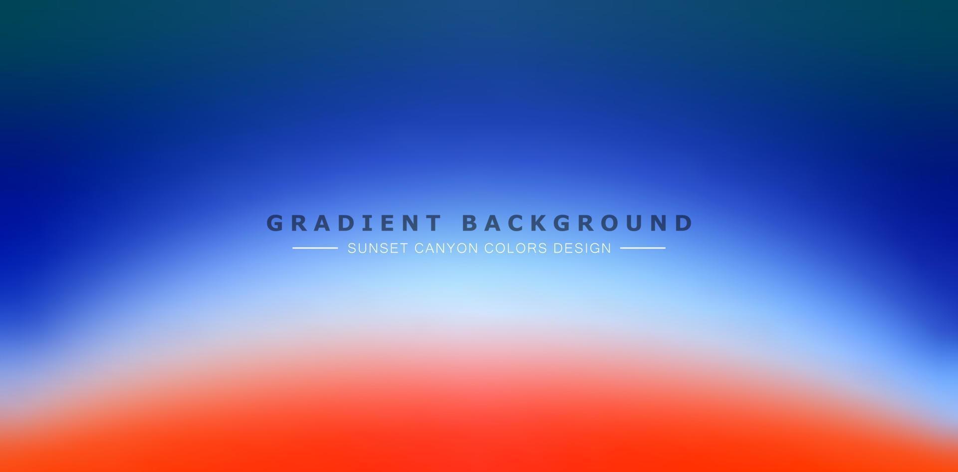 Sunset canyon gradient colors, applicable for website banner, poster sign corporate business, header web, social media template, landing page design, billboard advertising, ads, video motion picture vector