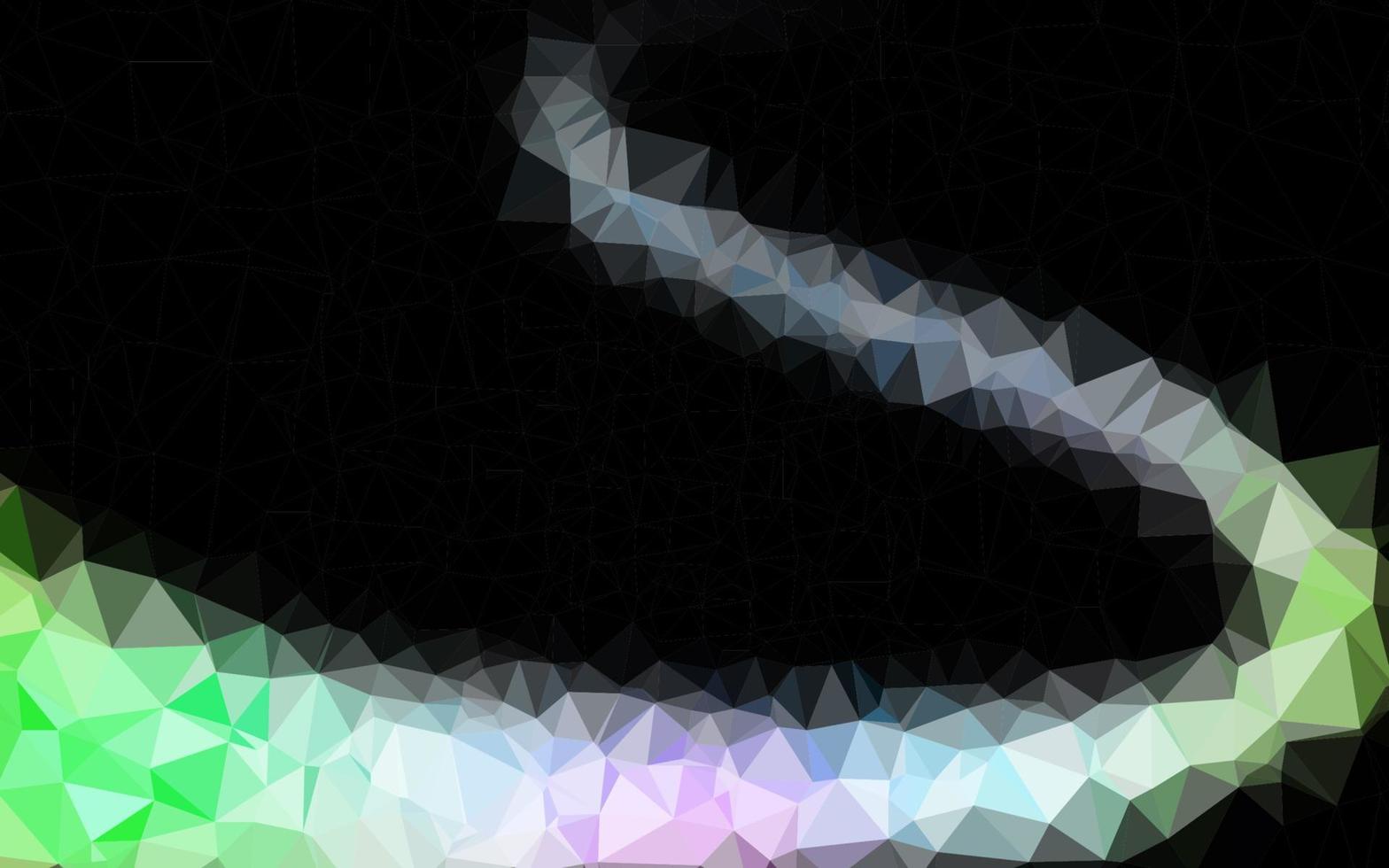 Light Multicolor, Rainbow vector low poly layout.