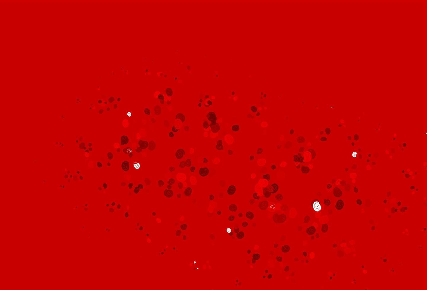 Light Red vector pattern with lamp shapes.