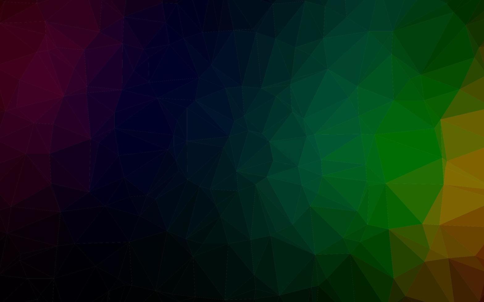 Dark Multicolor, Rainbow vector low poly texture.