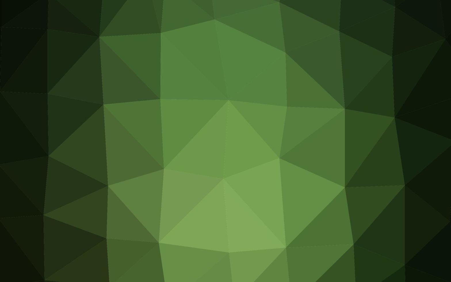 Dark Green vector blurry triangle texture.