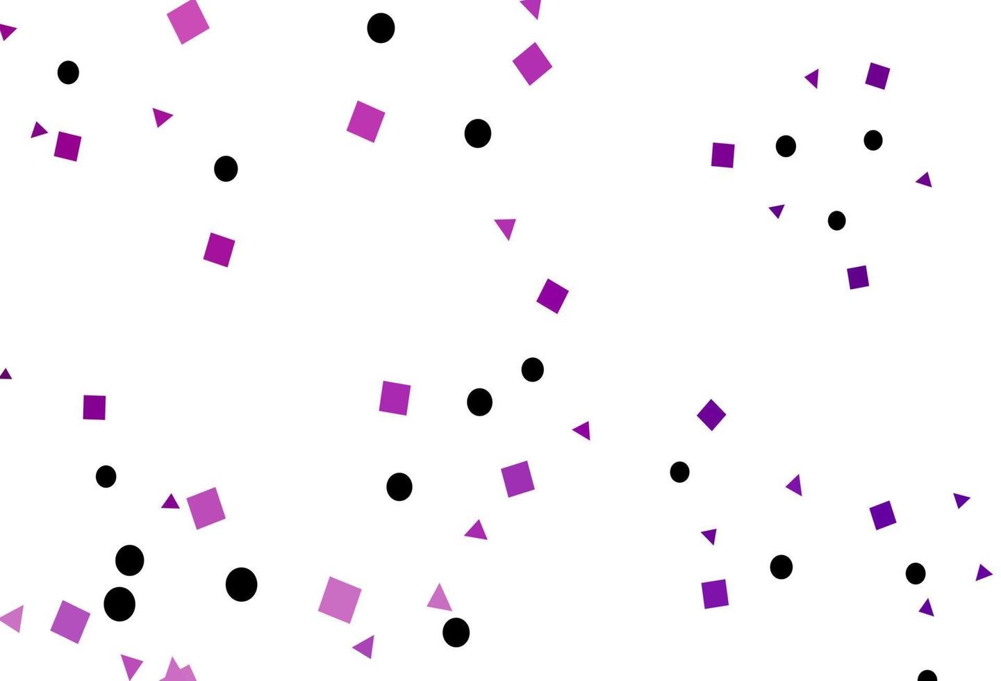 Light Purple vector pattern in polygonal style with circles.