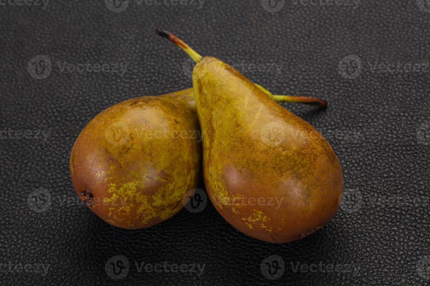 Green ripe pear photo