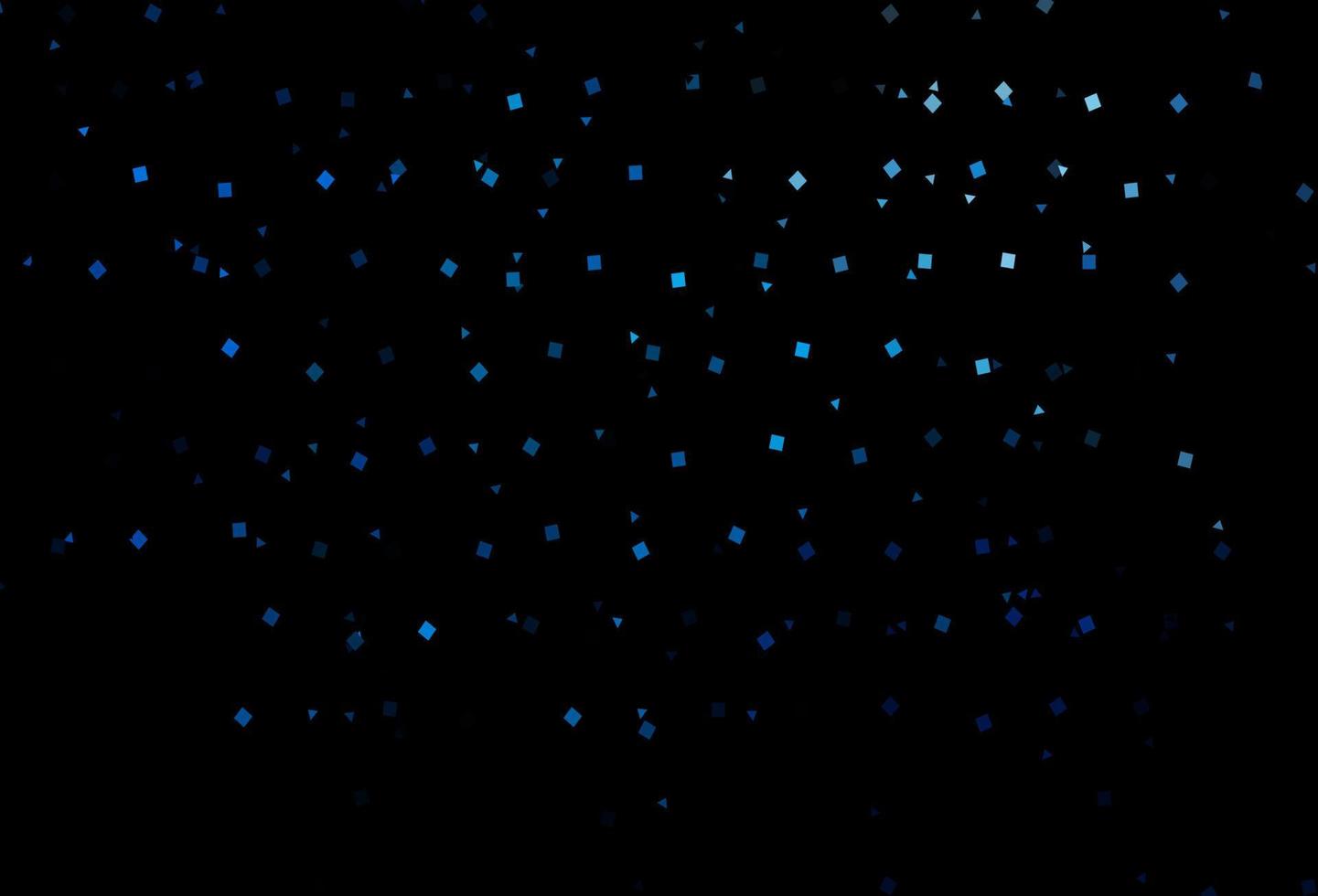 Dark BLUE vector texture in poly style with circles, cubes.