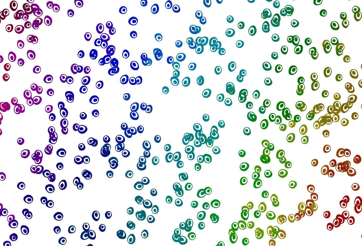 Light Multicolor, Rainbow vector pattern with spheres.