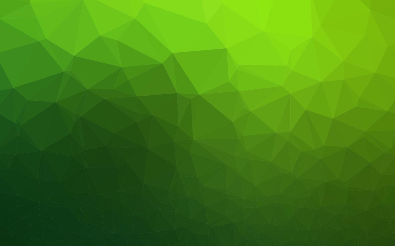 Light Green vector shining triangular template.