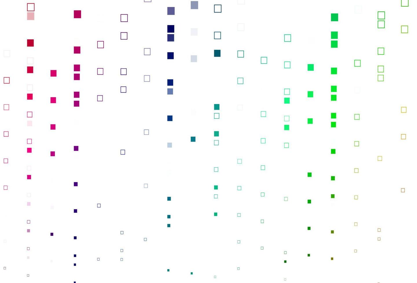 Light Multicolor, Rainbow vector layout with rectangles, squares.