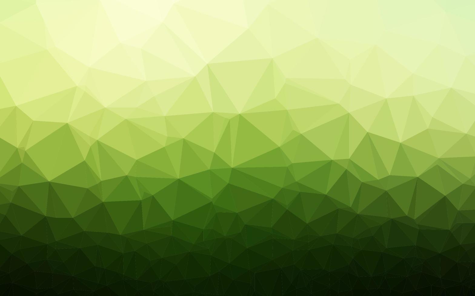 Dark Green vector polygonal template.