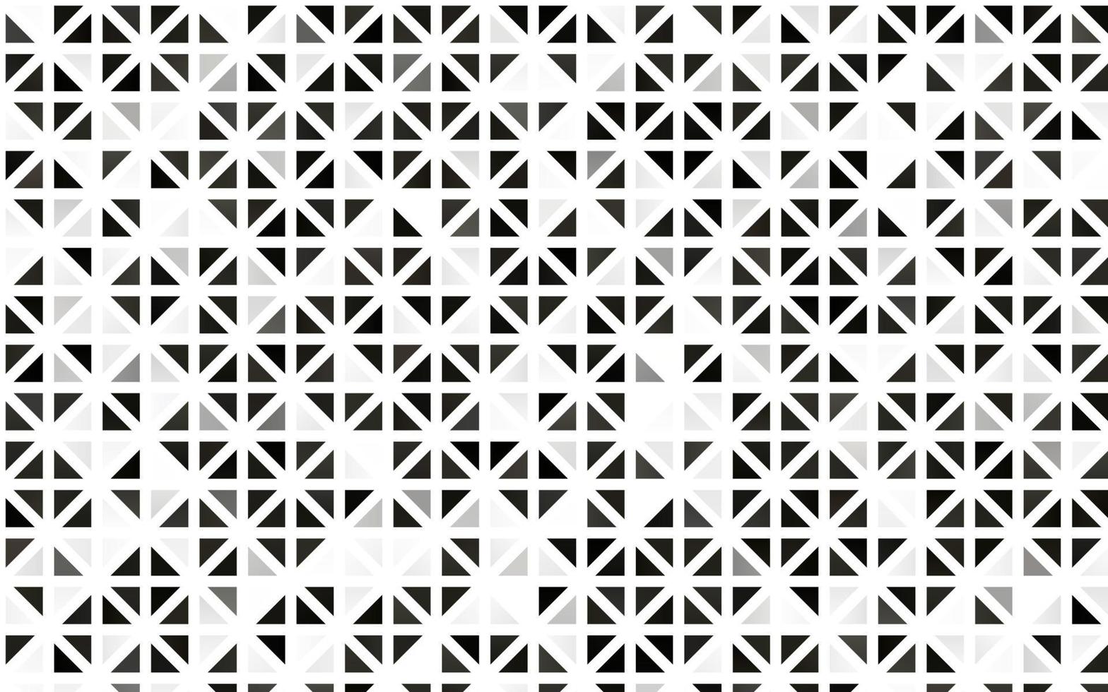 Light Black vector seamless layout with lines, triangles.