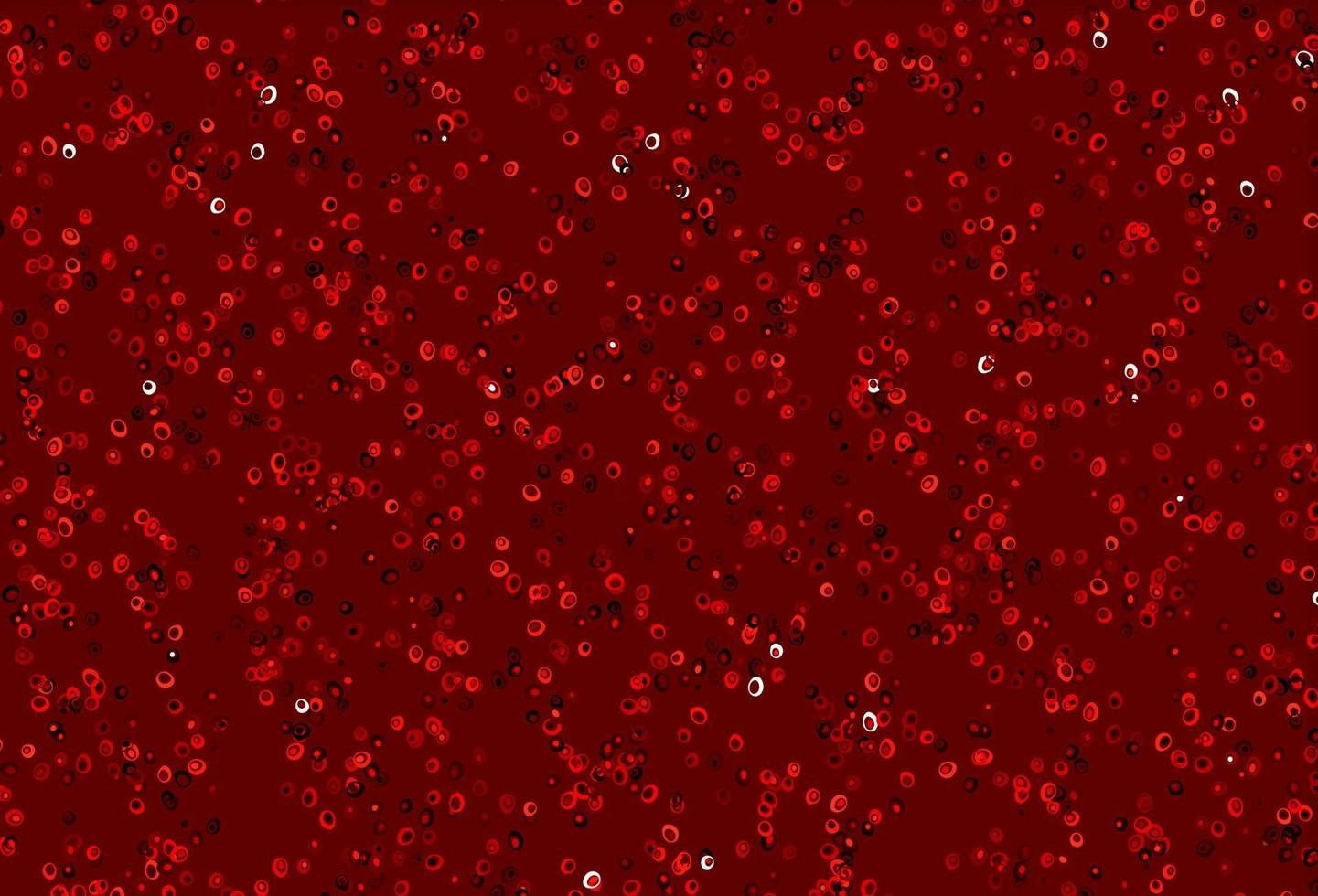 telón de fondo de vector rojo claro con puntos.