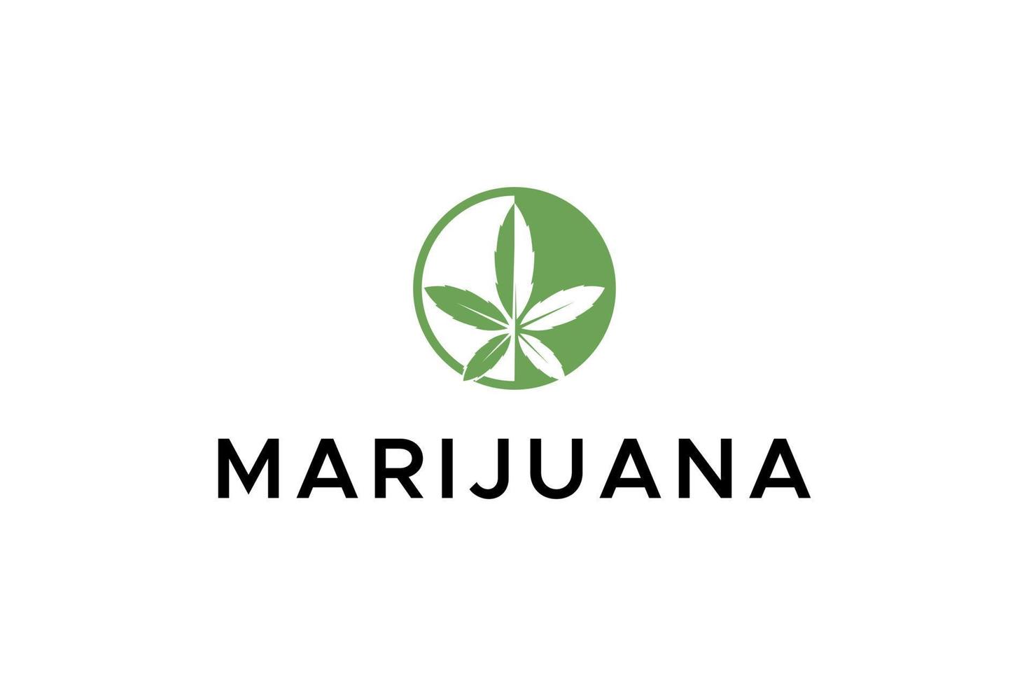 cannabis company for natural medicine vector