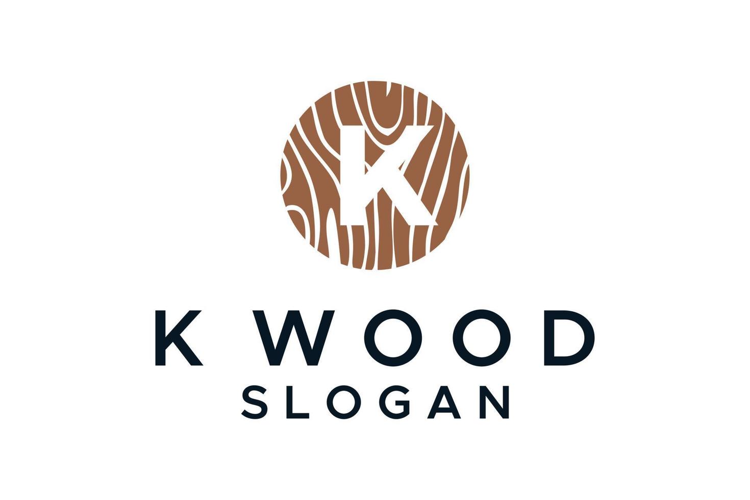 logotipo de madera carpintería diseño de logotipo de madera imagen vectorial vector