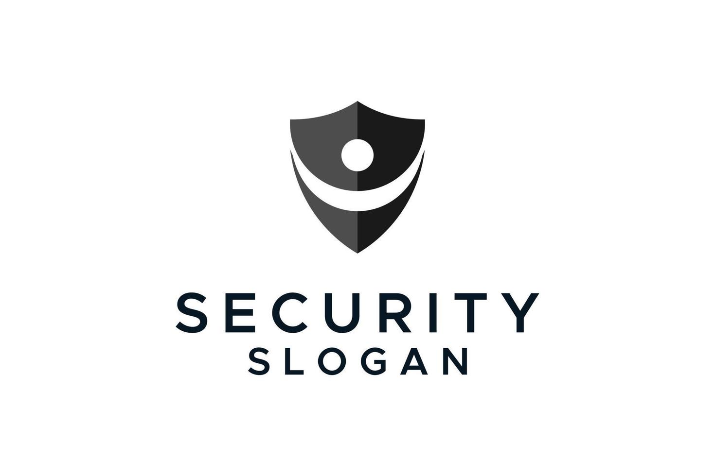 security symbol logo vector 3d