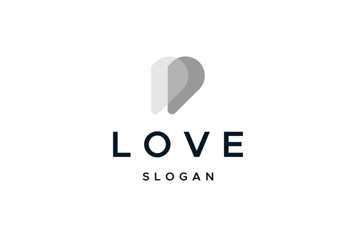 Heart Logo design vector template