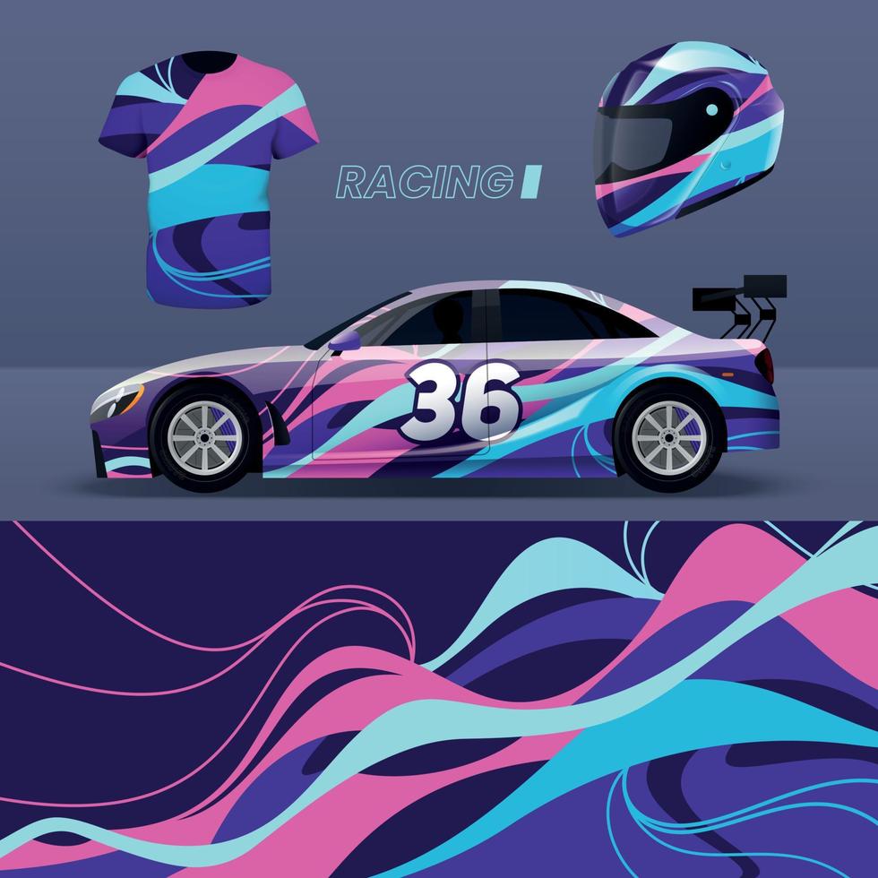 Realistic Livery Mockup vector