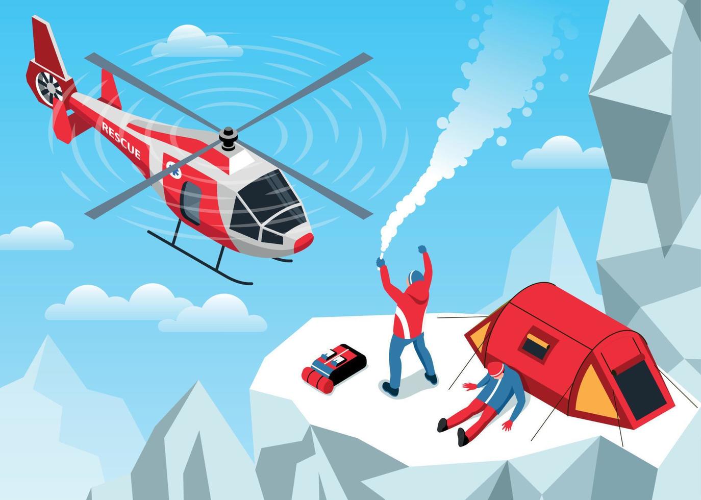 Climbing Emergency Service Composition vector