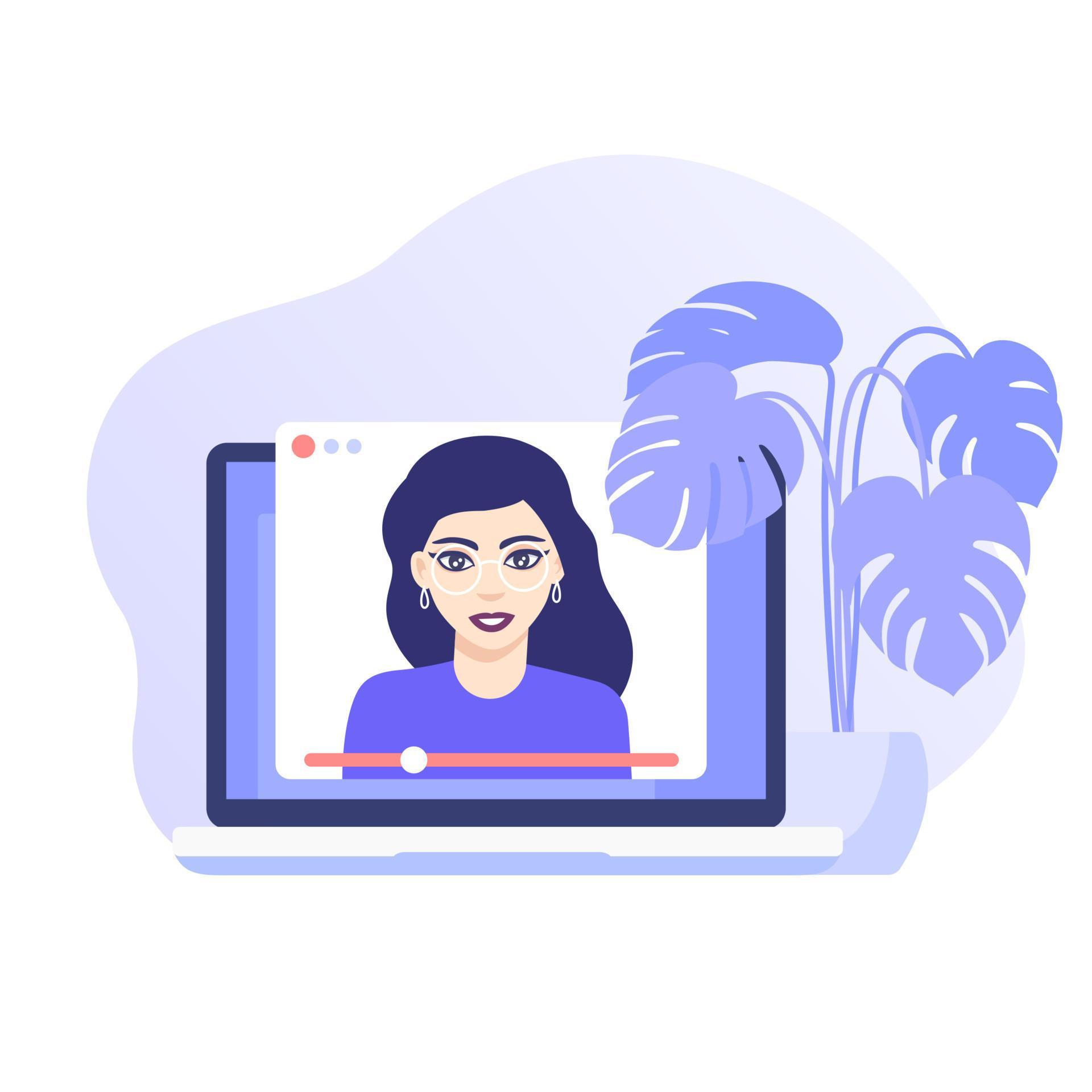 webinar, online education and courses vector illustration 7682270
