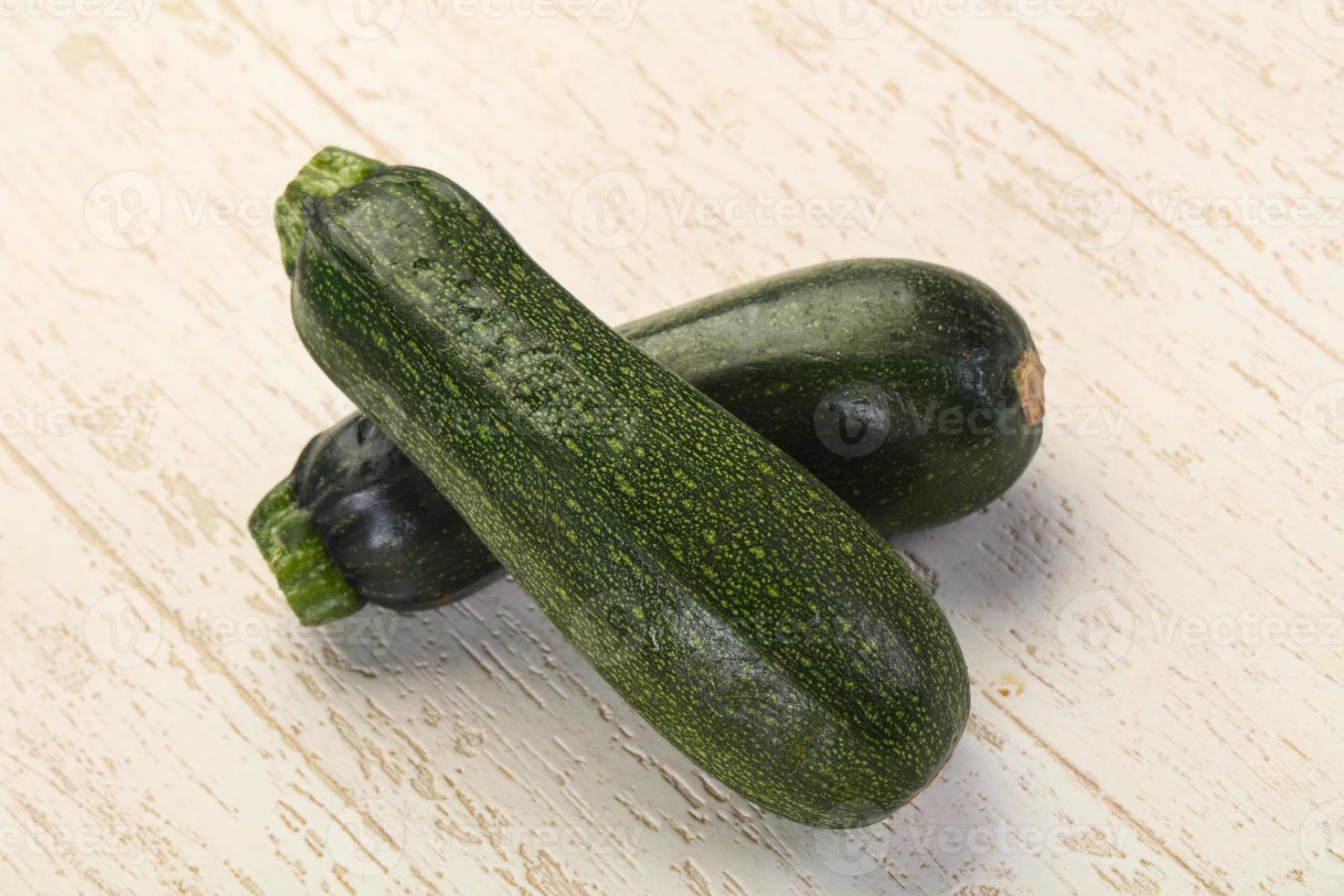 Raw ripe zucchini photo