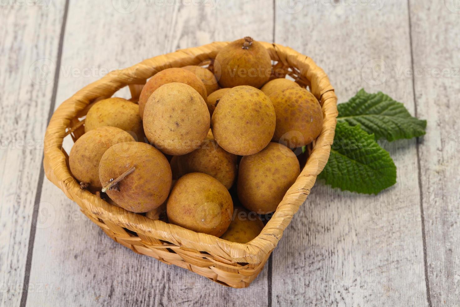 Tropical fruit longan photo