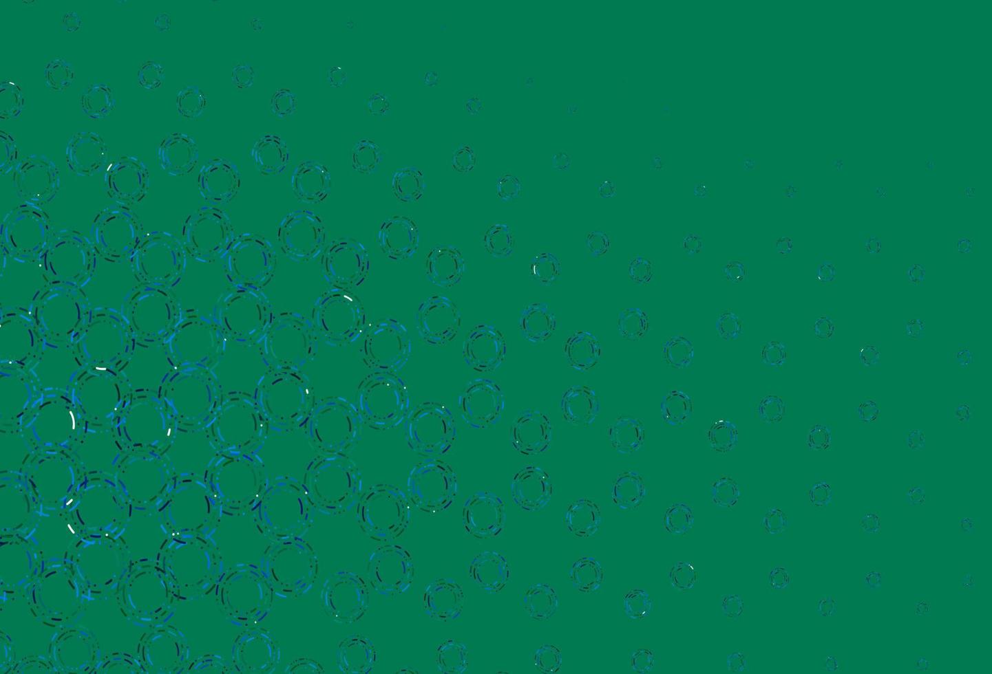 Light blue, green vector layout with circle shapes.