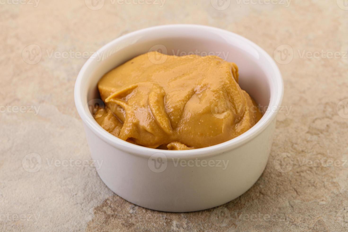 Peanut butter in the bowl photo