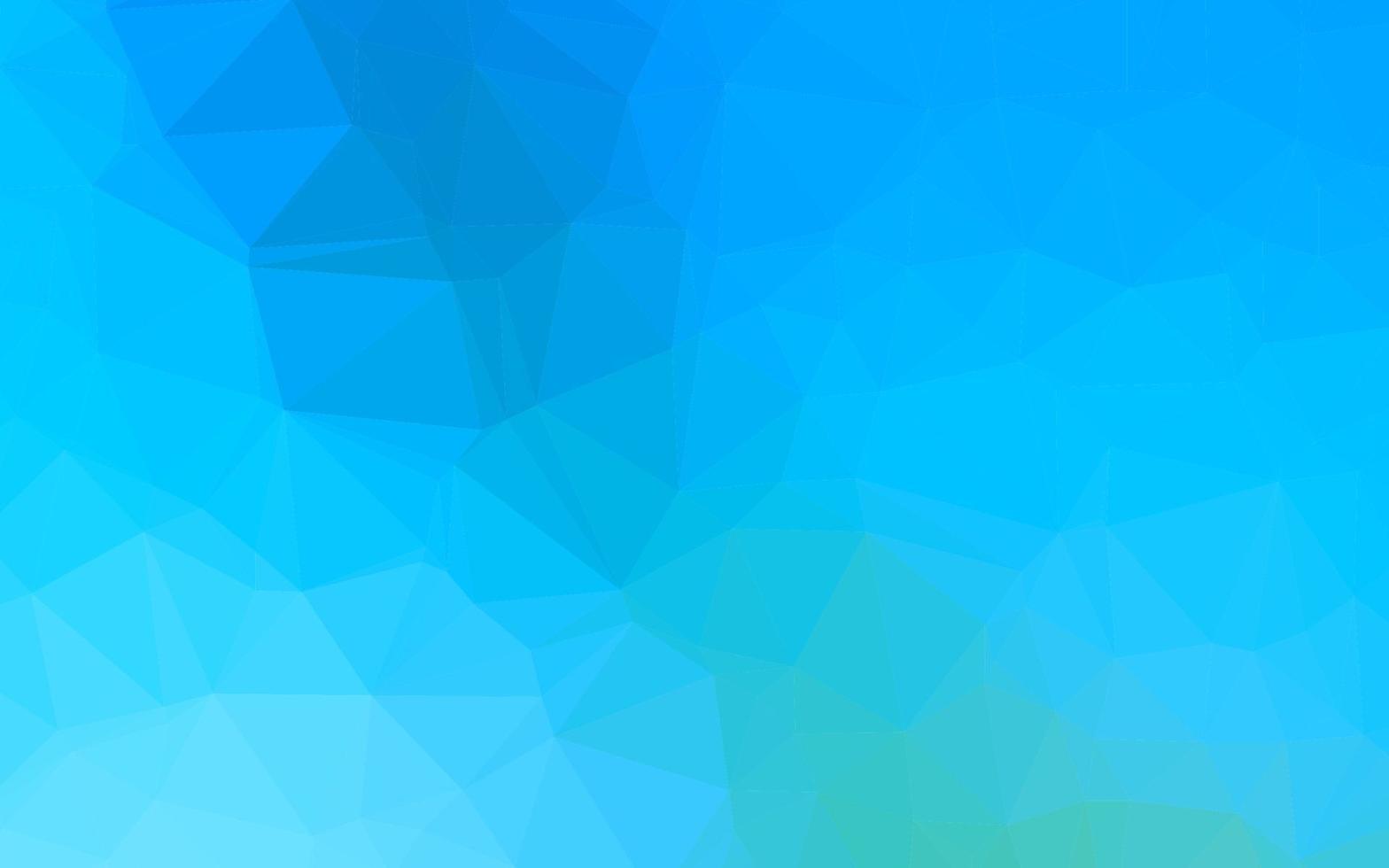 Light BLUE vector triangle mosaic texture.