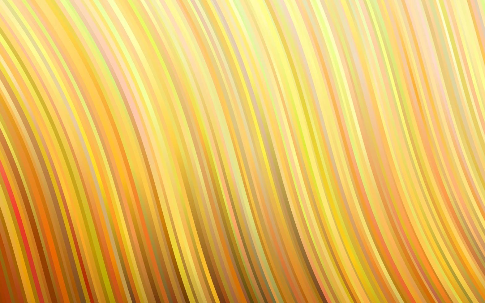 plantilla de vector de color amarillo claro, naranja con líneas abstractas.