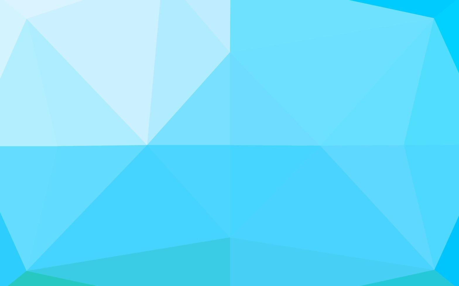 Light BLUE vector polygonal template.