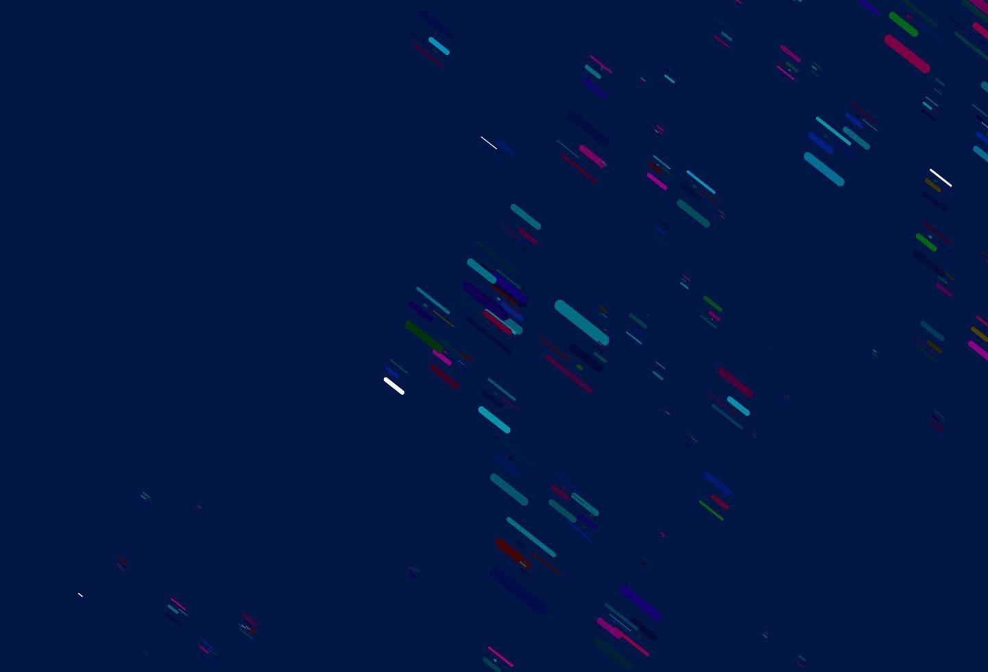 Light Multicolor, Rainbow vector template with repeated sticks.