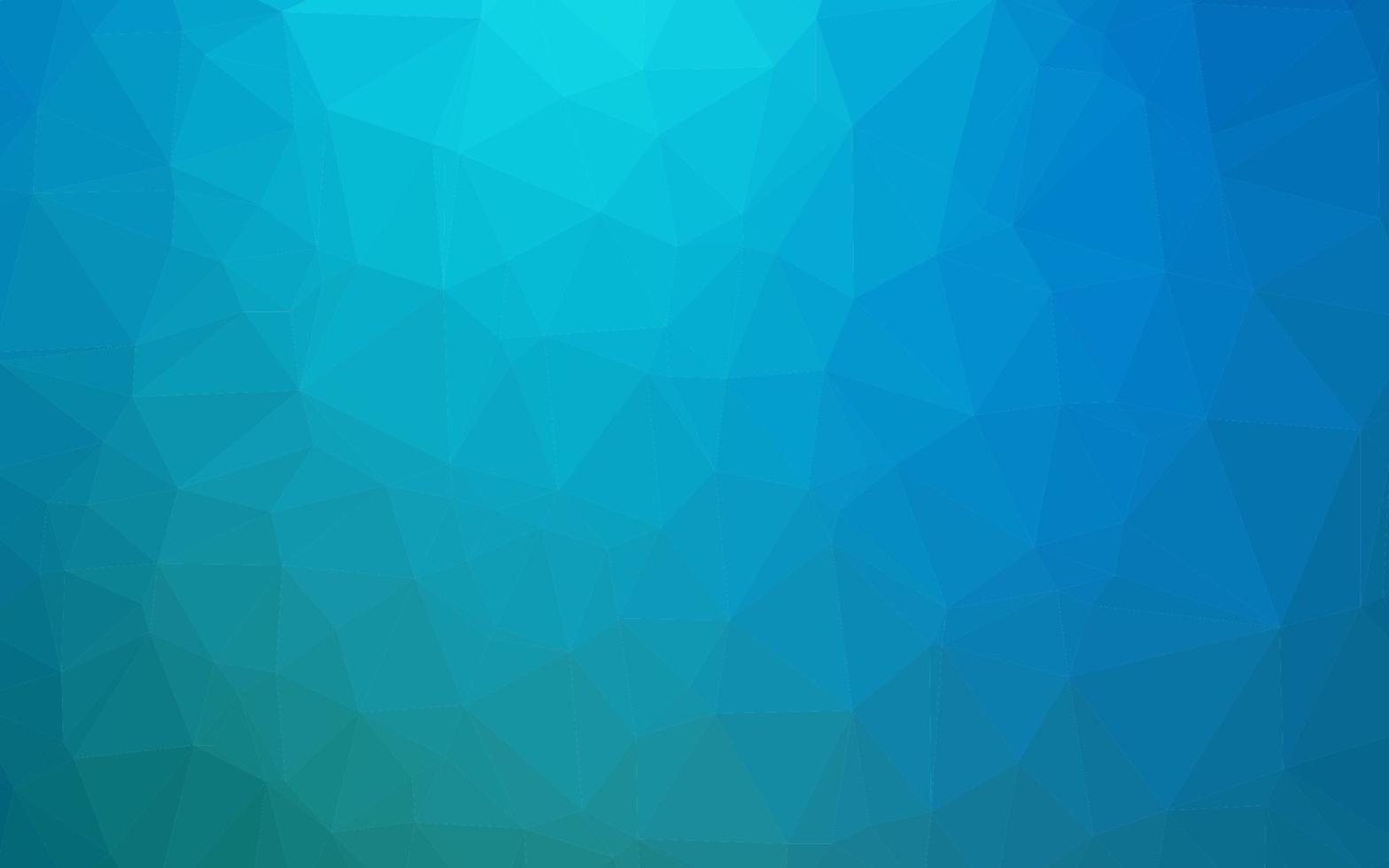 Light BLUE vector shining triangular background.