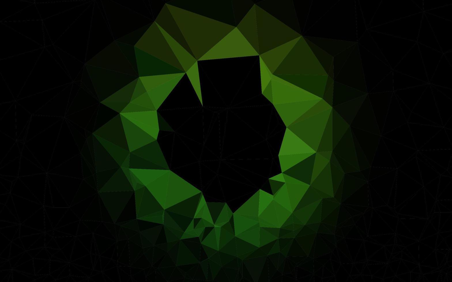 Light Green vector blurry triangle texture.