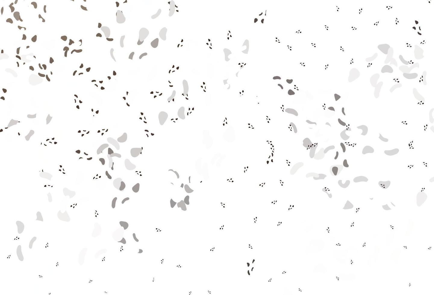 Light black vector pattern with chaotic shapes.