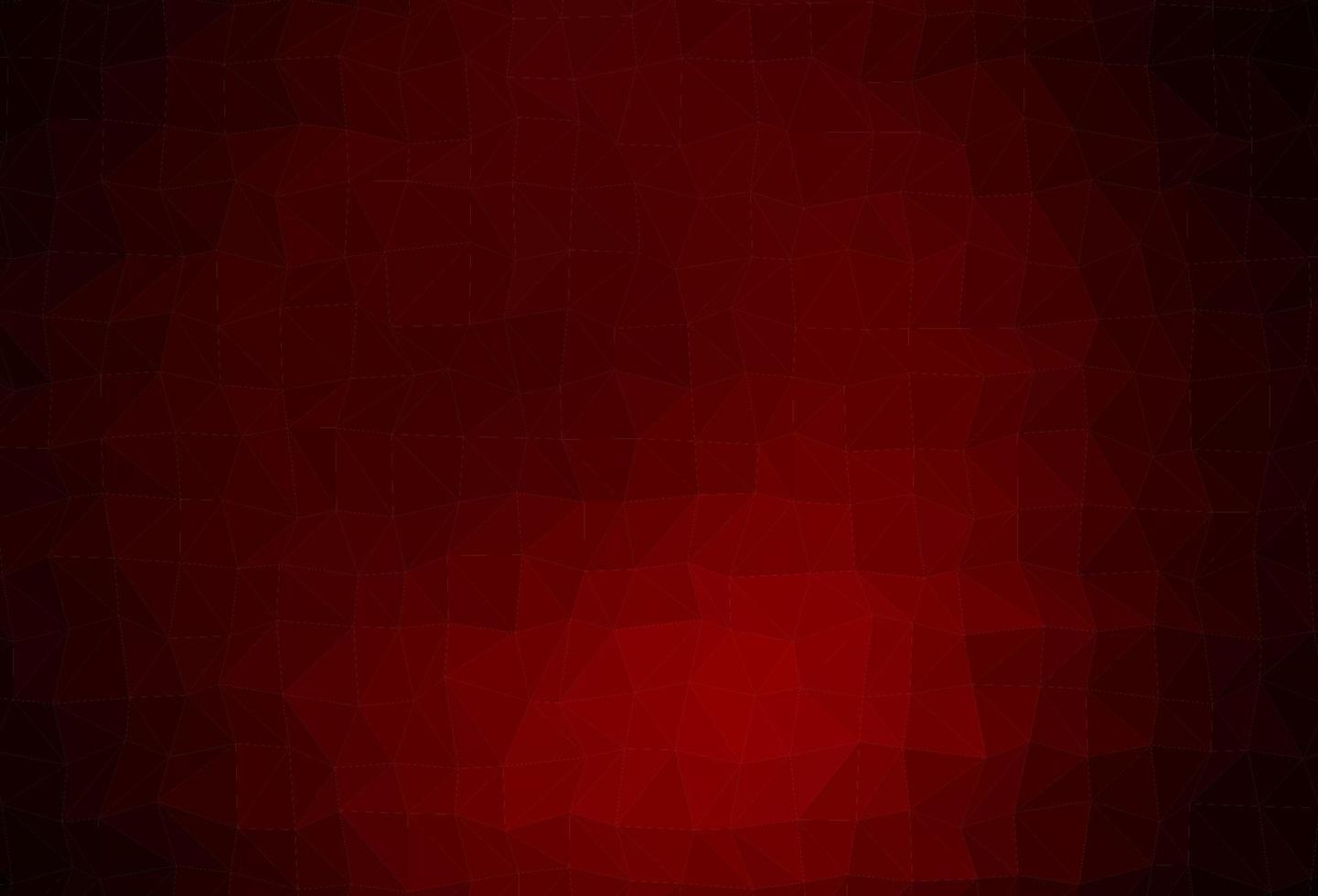 Dark Red vector abstract polygonal texture.