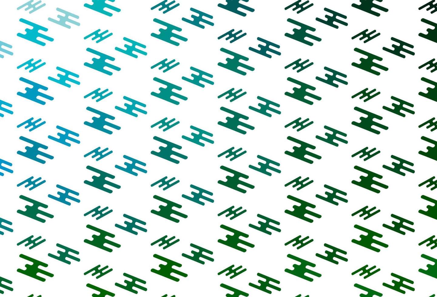Light Blue, Green vector template with repeated sticks.