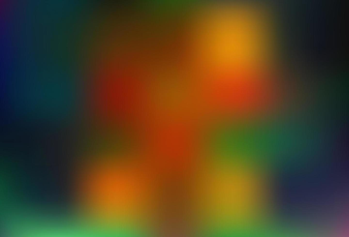 Dark Multicolor, Rainbow vector abstract blurred template.
