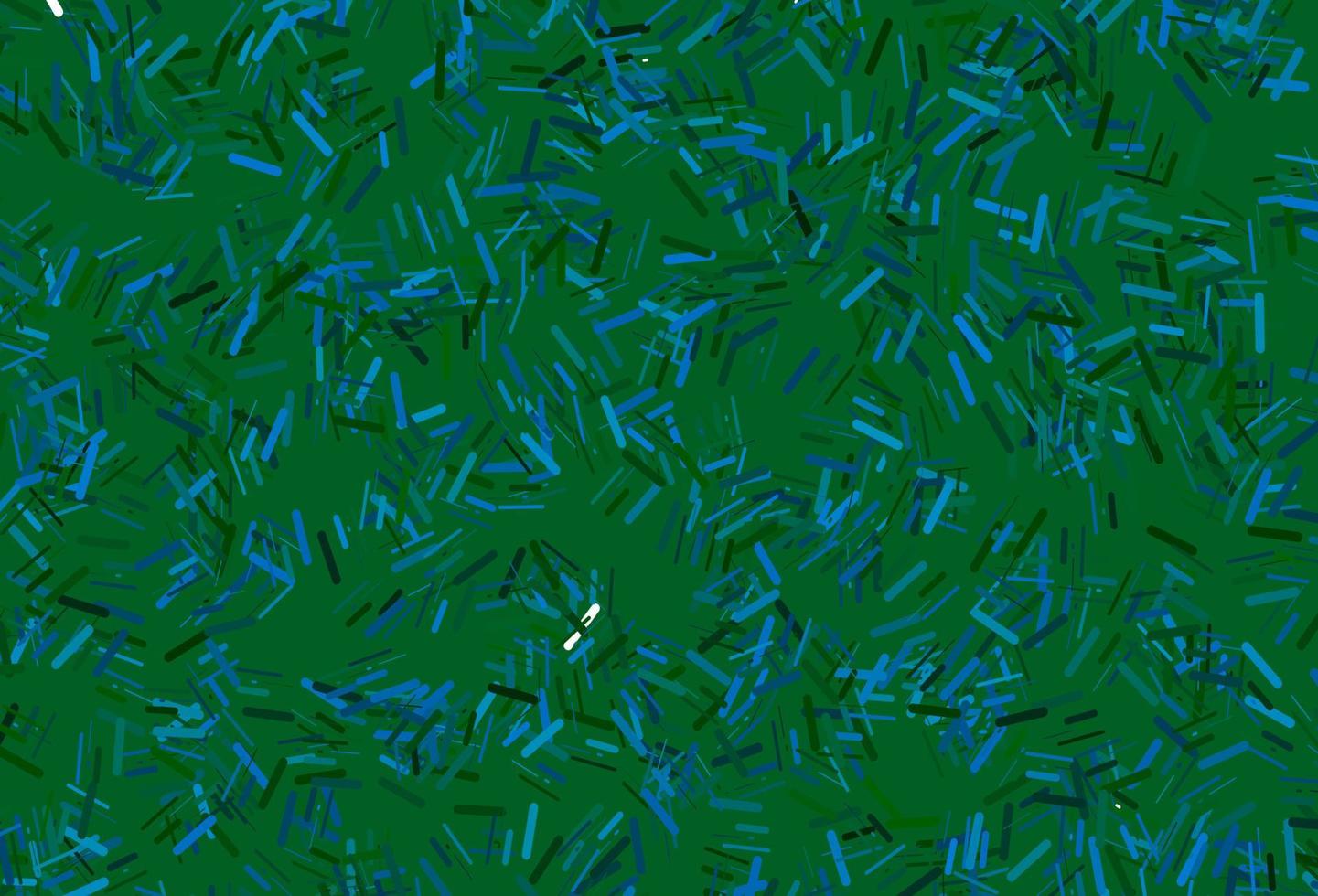 Dark blue, green vector background with straight lines.