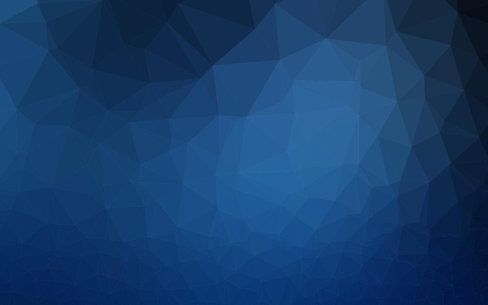 Dark BLUE vector abstract mosaic background.