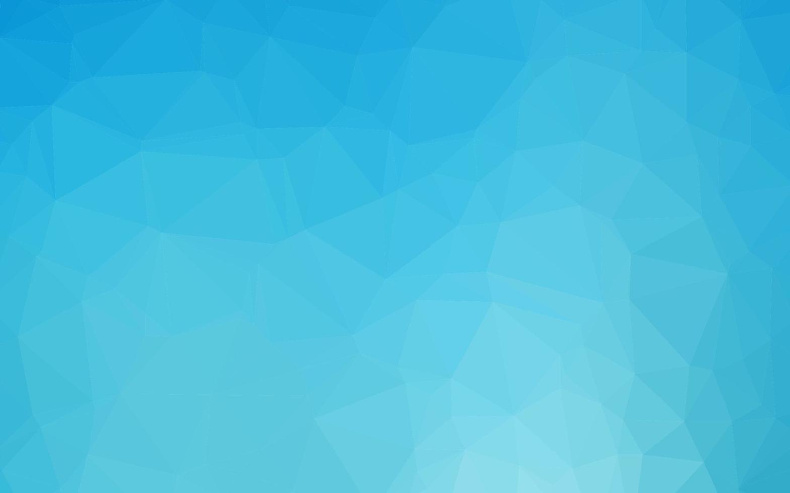 Light BLUE vector shining triangular background.