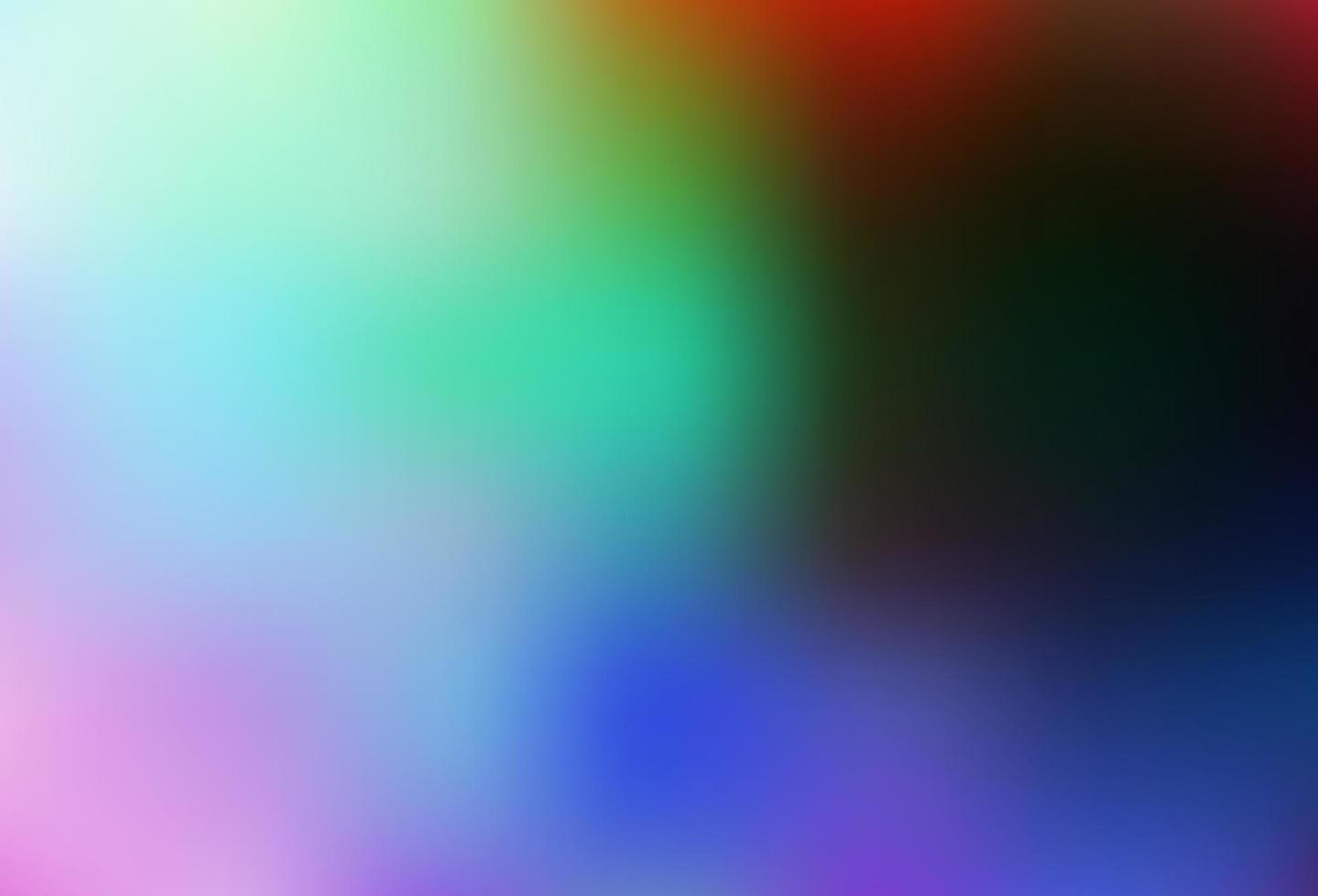 Dark Multicolor, Rainbow vector glossy bokeh pattern.