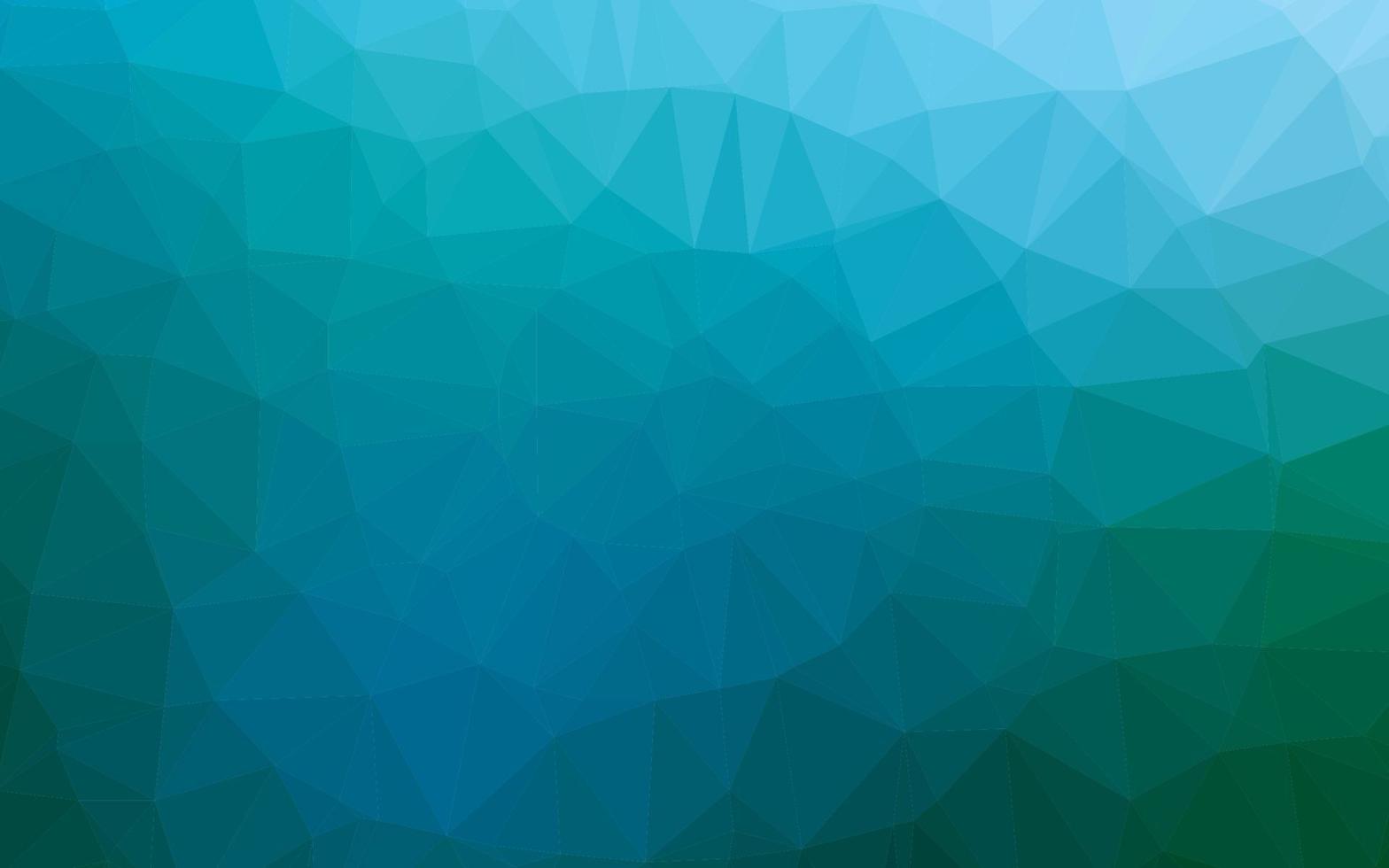 Dark Blue, Green vector polygon abstract background.