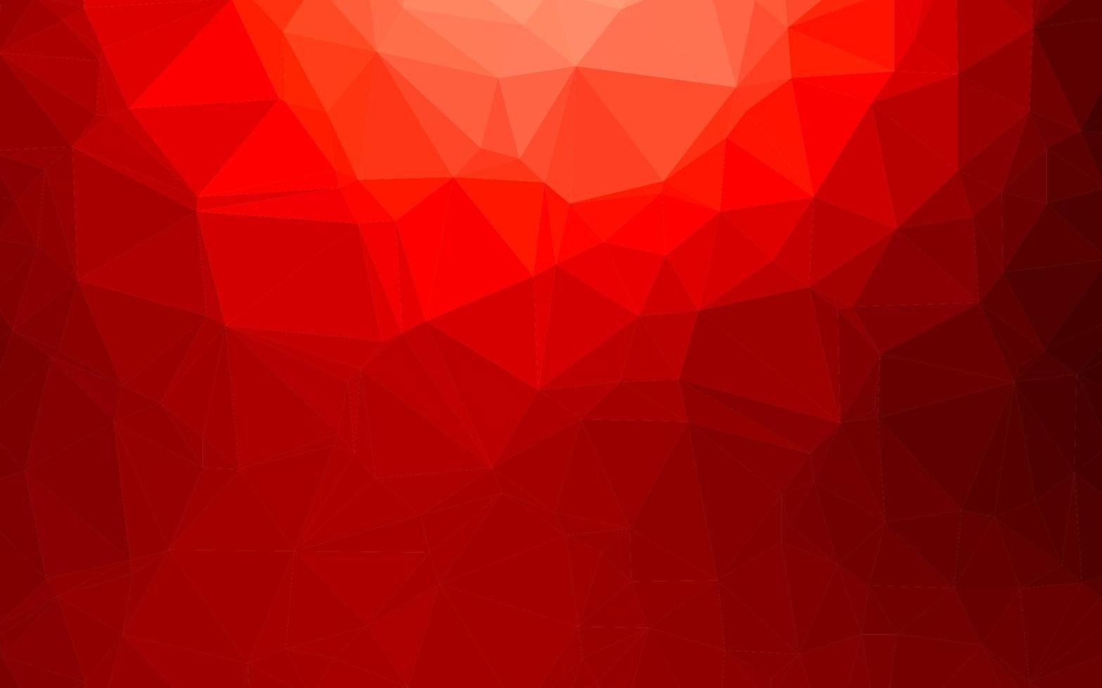 Light Red vector polygon abstract backdrop.