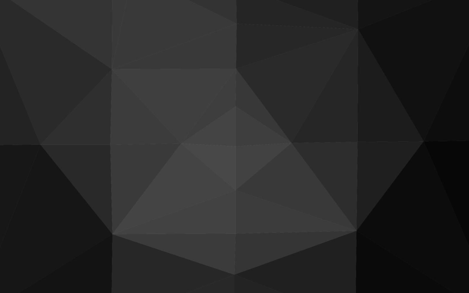 Dark Silver, Gray vector shining triangular pattern.