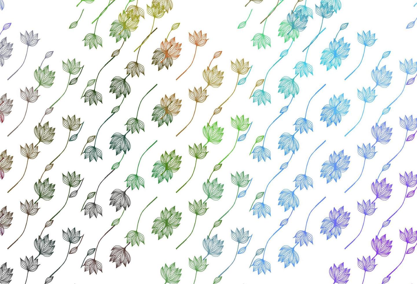 Light Multicolor, Rainbow vector sketch texture.