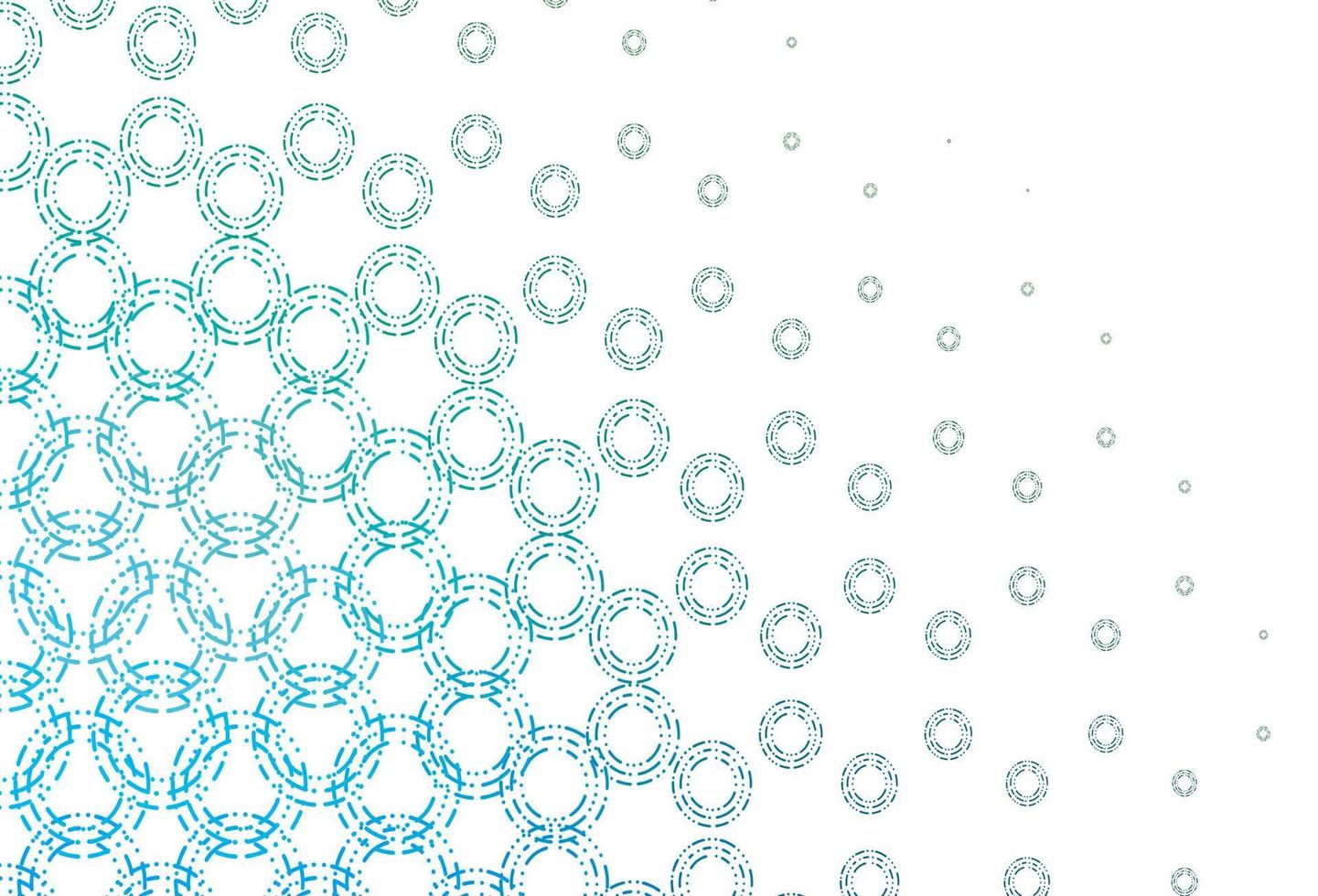 textura de vector azul claro, verde con discos.