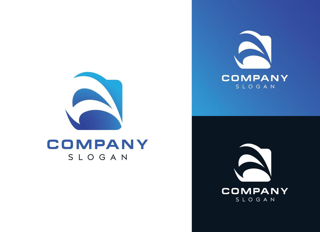 Abstract letter A logo-A Logo Design vector