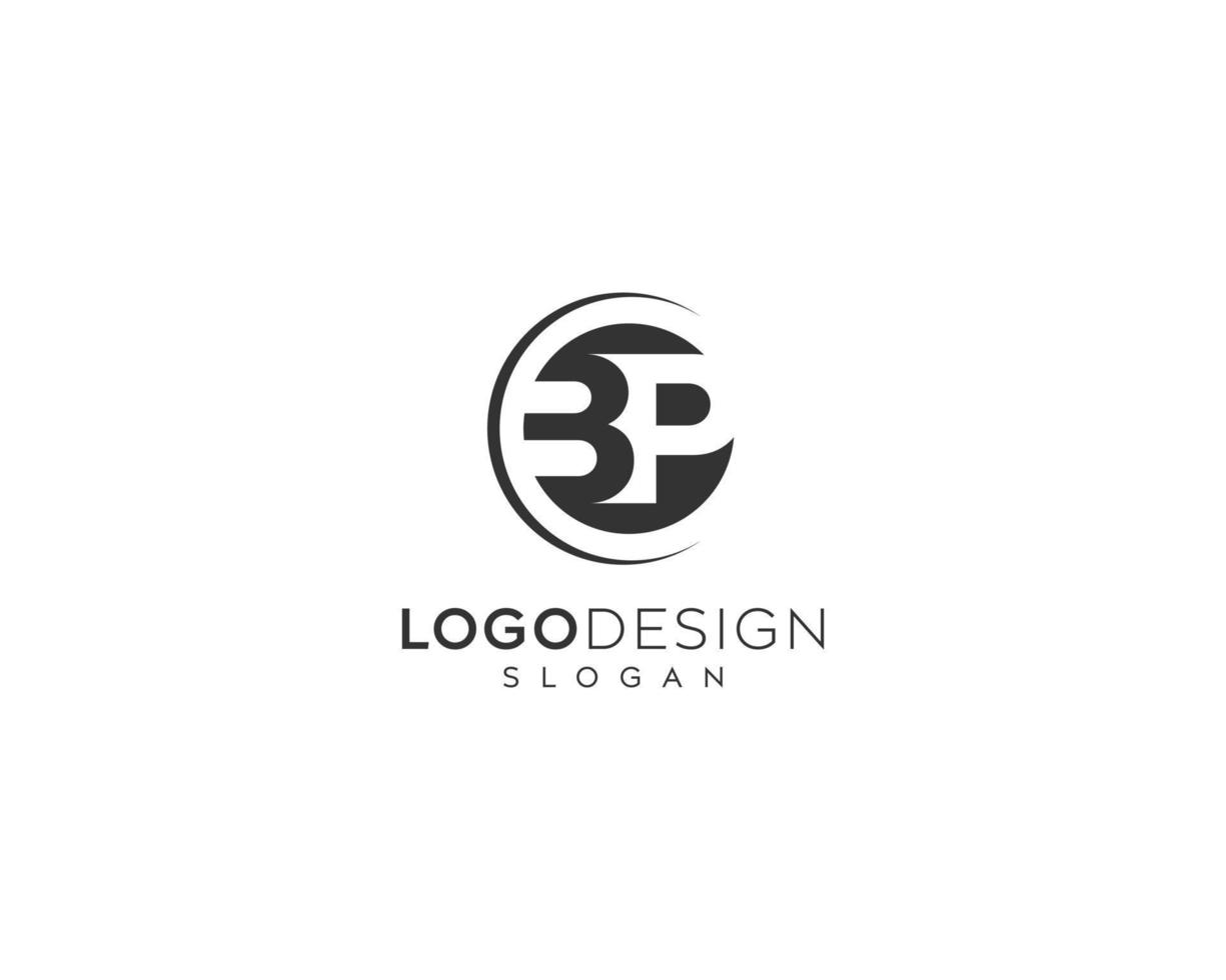 diseño de logotipo abstracto carta bp logo-bp vector